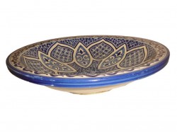 Handmade moroccan design FEZ plate